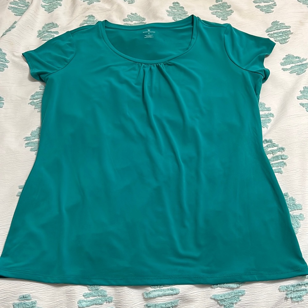 Green blouse